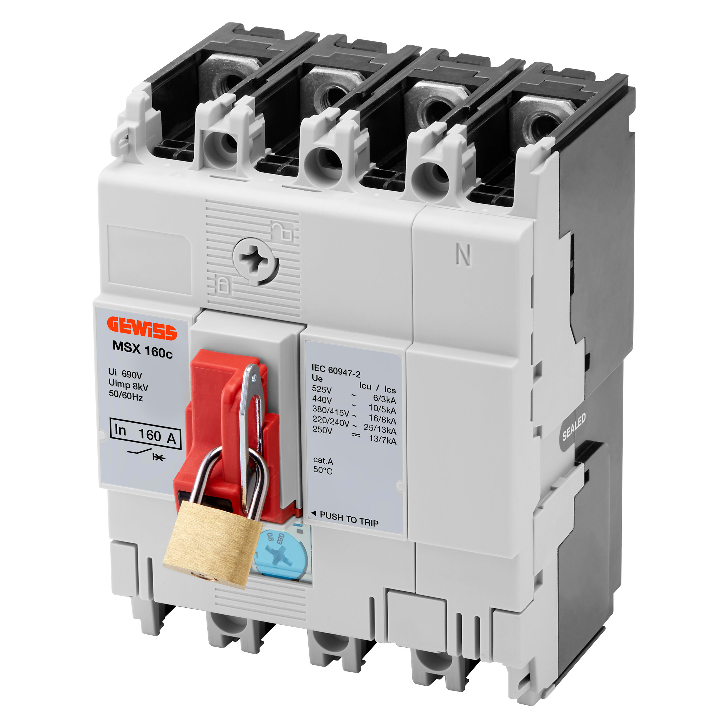 GEWISS - GEWGWD8672 BLOCCO A LUCCHETTO MSX/D/E125-250