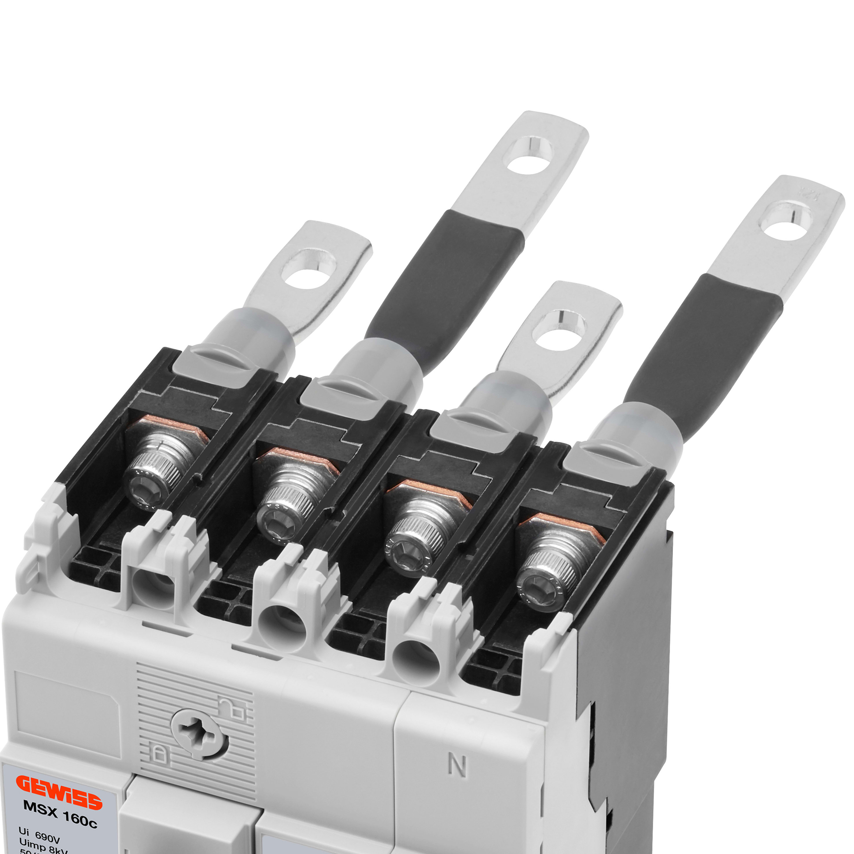 GEWISS - GEWGWD8792 TERMINALI POSTERIORI RC - PER MSXE160-250 - 4 PEZZI