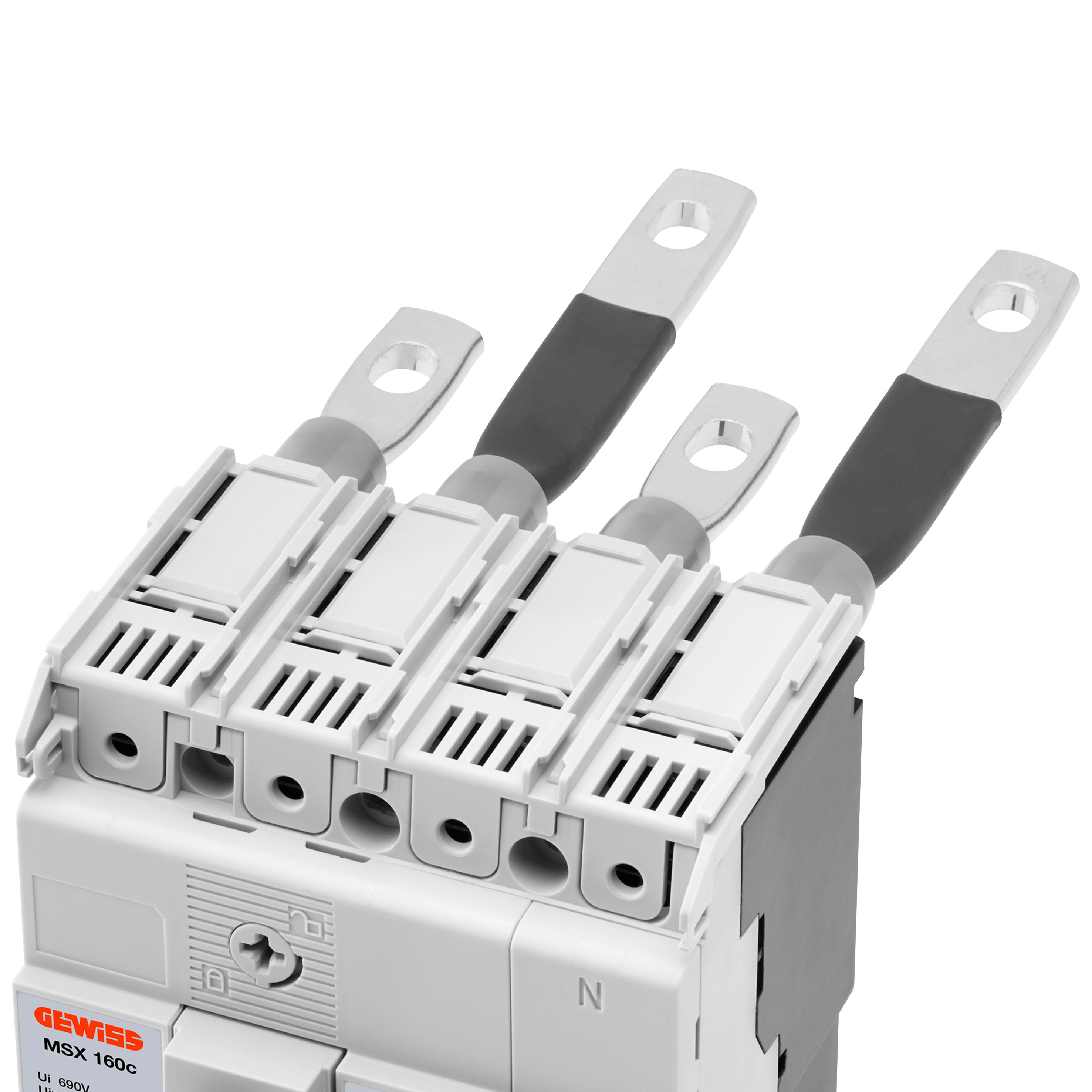 GEWISS - GEWGWD8829 COPRITERMINALI - PER MSX/D125 - PER TERMINALI POSTERIORI RC - PER INTERRUTTORI 3P