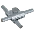 DEHN ITALIA SPA - DEH391050 MORSETTO MV FE/TZN PER TD 10MM