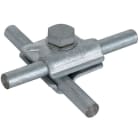 DEHN ITALIA SPA - DEH391550 MORSETTO MV FE/TZN PER TD 10MM