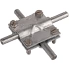 DEHN ITALIA SPA - DEH314300 MORSETTO A CROCE FE/TZN X TD8-10/8-10MM