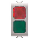GEWISS - GEWGW13629 SPIA DI SEGNAL.DOPPIA ROSSO/VERDE BEIGE