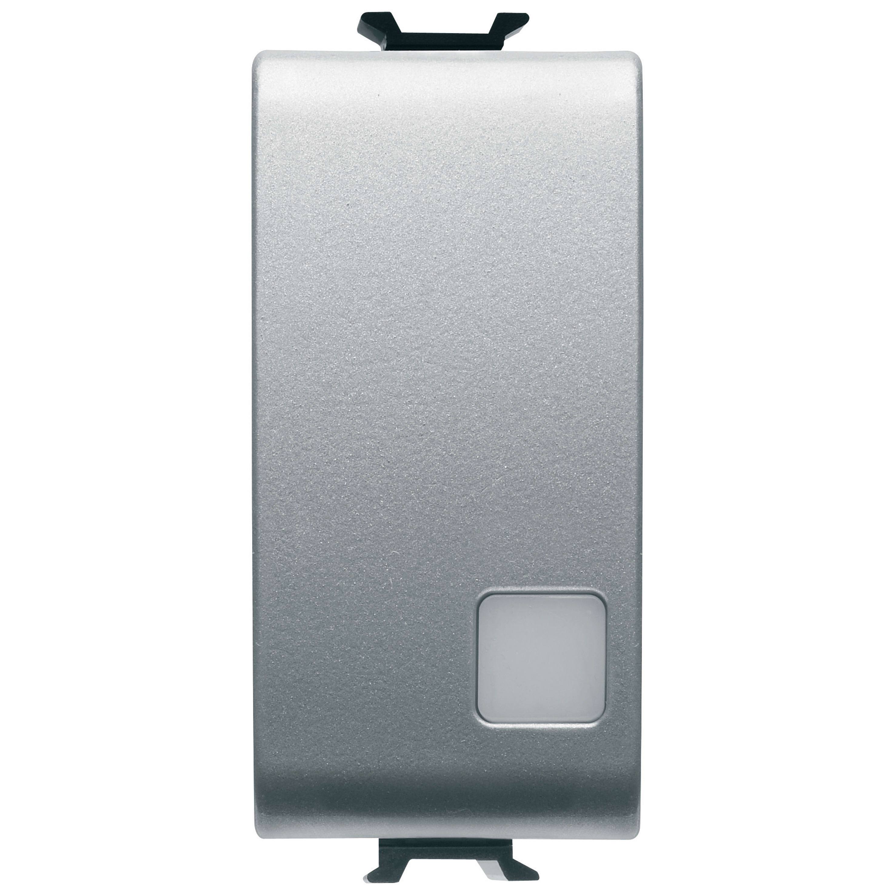 GEWISS - GEWGW14135 PULSANTE 1M 2P NA 16A ILL.SEGN.TITANIO