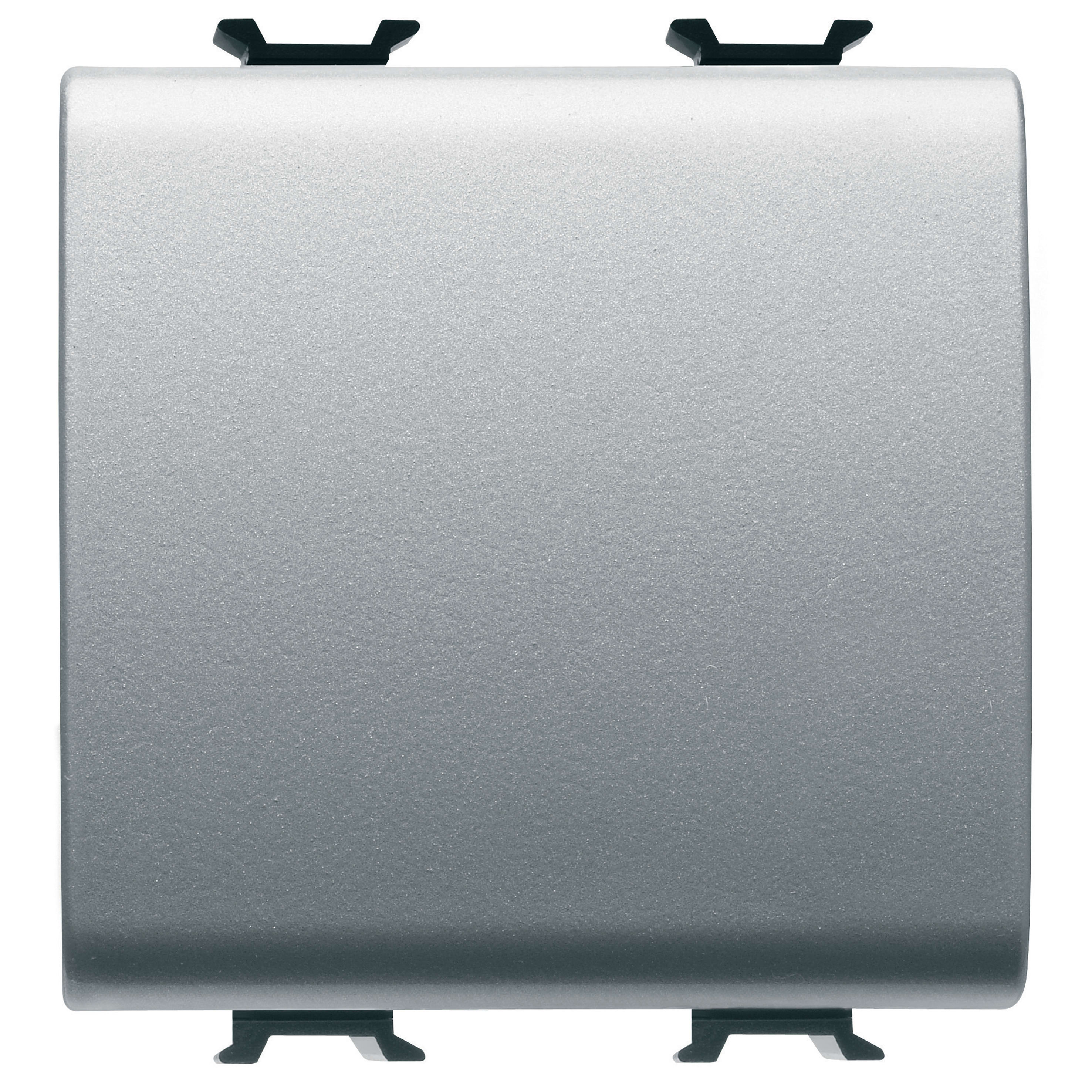 GEWISS - GEWGW14171F PULSANTE UNIPOLARE 250V ac - MORSETTI CABLAGGIO RAPIDO - NA 16A - NEUTRO - 2 MODULI - TITANIO - CHORUSMART