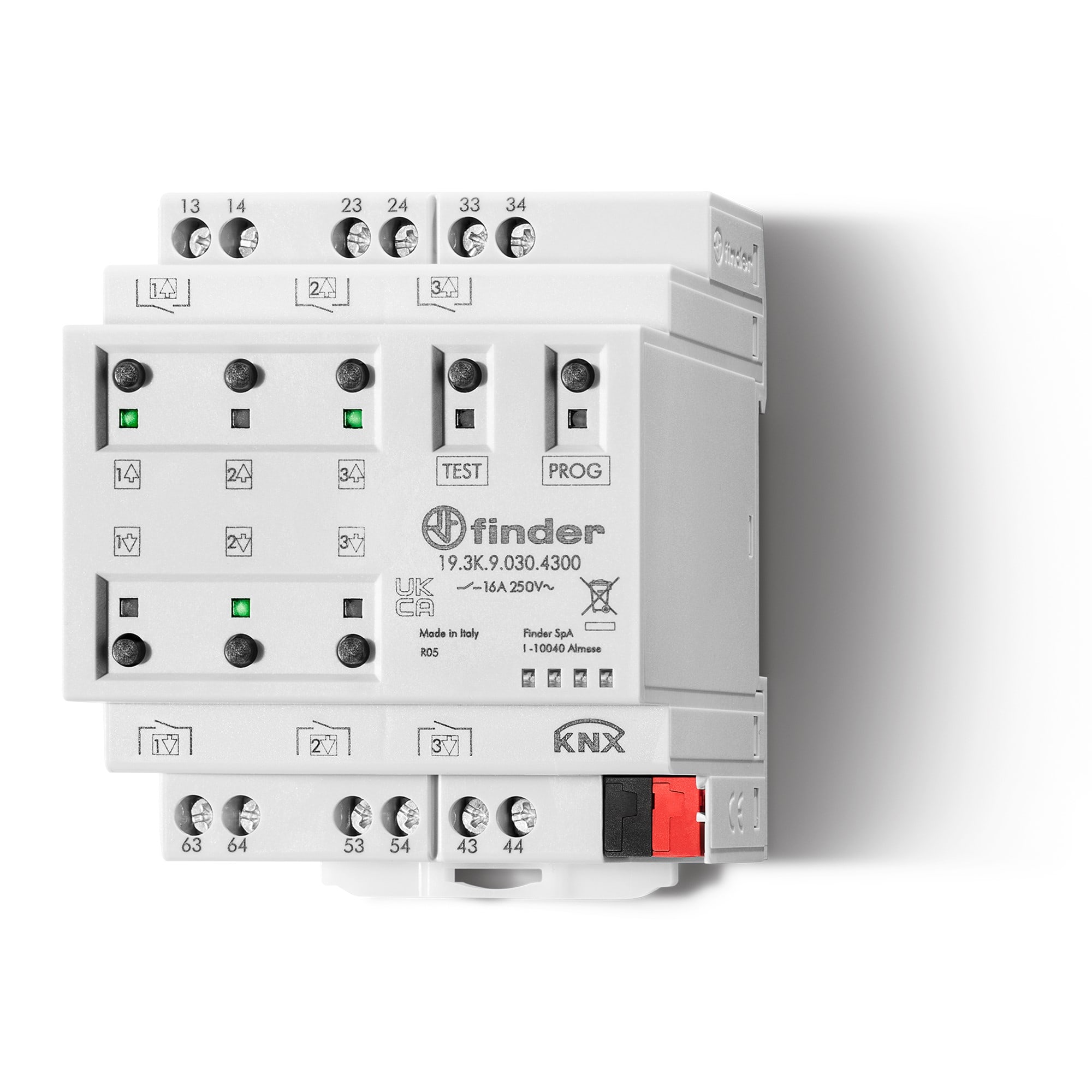 FINDER SPA - FIN193K90304300 ATTUATORE TAPPARELLE KNX 3 USCITE