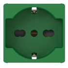 GEWISS - GEWGWC20282 PRESA 2P+T 10/16A STD IT/TED 2M VERDE
