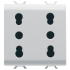 GEWISS - GEWGW15208 PR.DOPP.2P+T 16A P17-11 BIV.ST.ITA.B.SAT