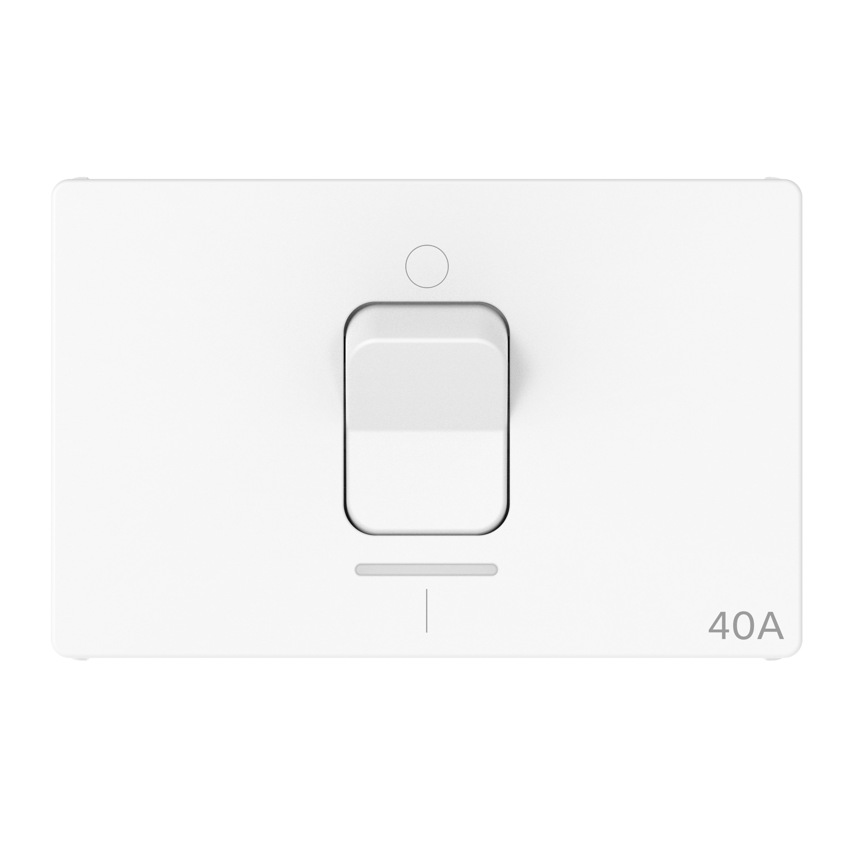 GEWISS - GEWGWC20804 INTERR. 2P 40A 3M BIANCO - LED ROSSO