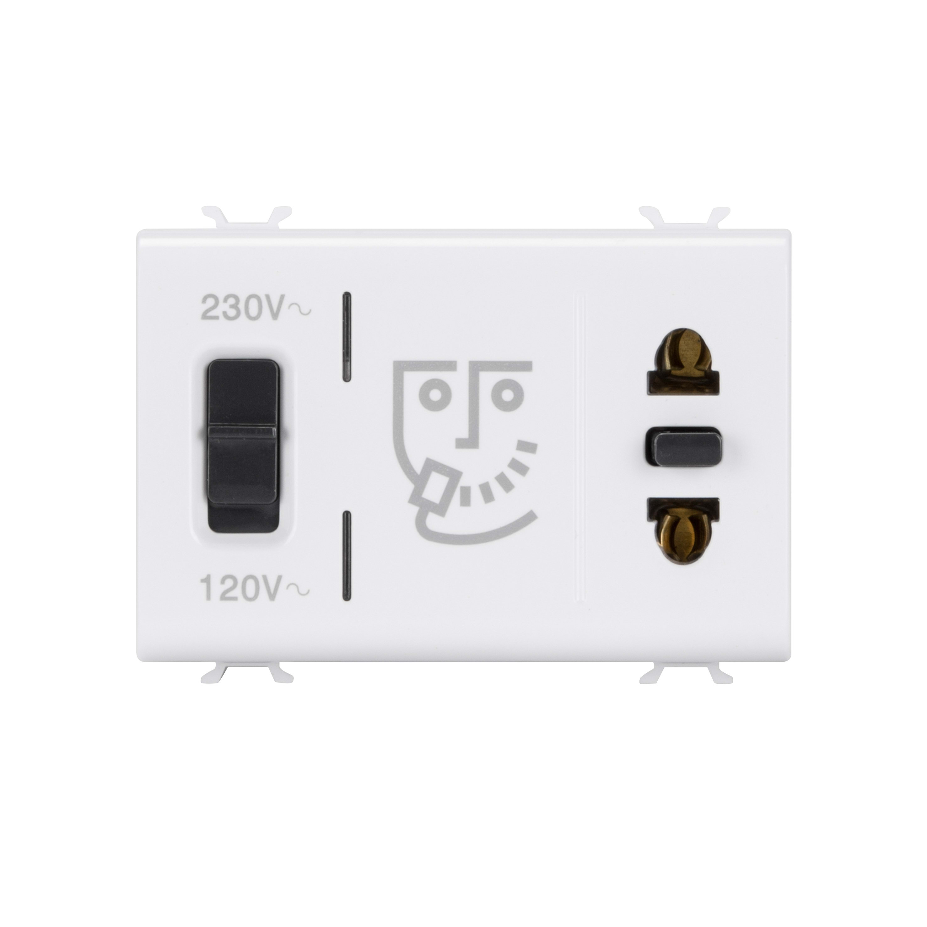 GEWISS - GEWGW15331 PRESA PER RASOIO+TRASF.ISOL.3M B.SAT