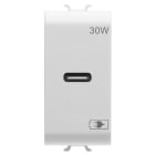 GEWISS - GEWGW15415 ALIMENTATORE USB C 30W PD - BIANCO SAT.