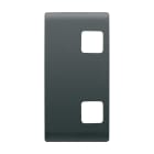 GEWISS - GEWGW12553 TASTO SING.GEMMA DOP.PER PULS.KNX NERO
