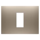 GEWISS - GEWGW16001BR PLACCA EGO 1M BRONZO CHIARO