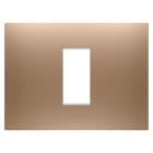 GEWISS - GEWGW16001CS PLACCA EGO 1M RAME CHIARO