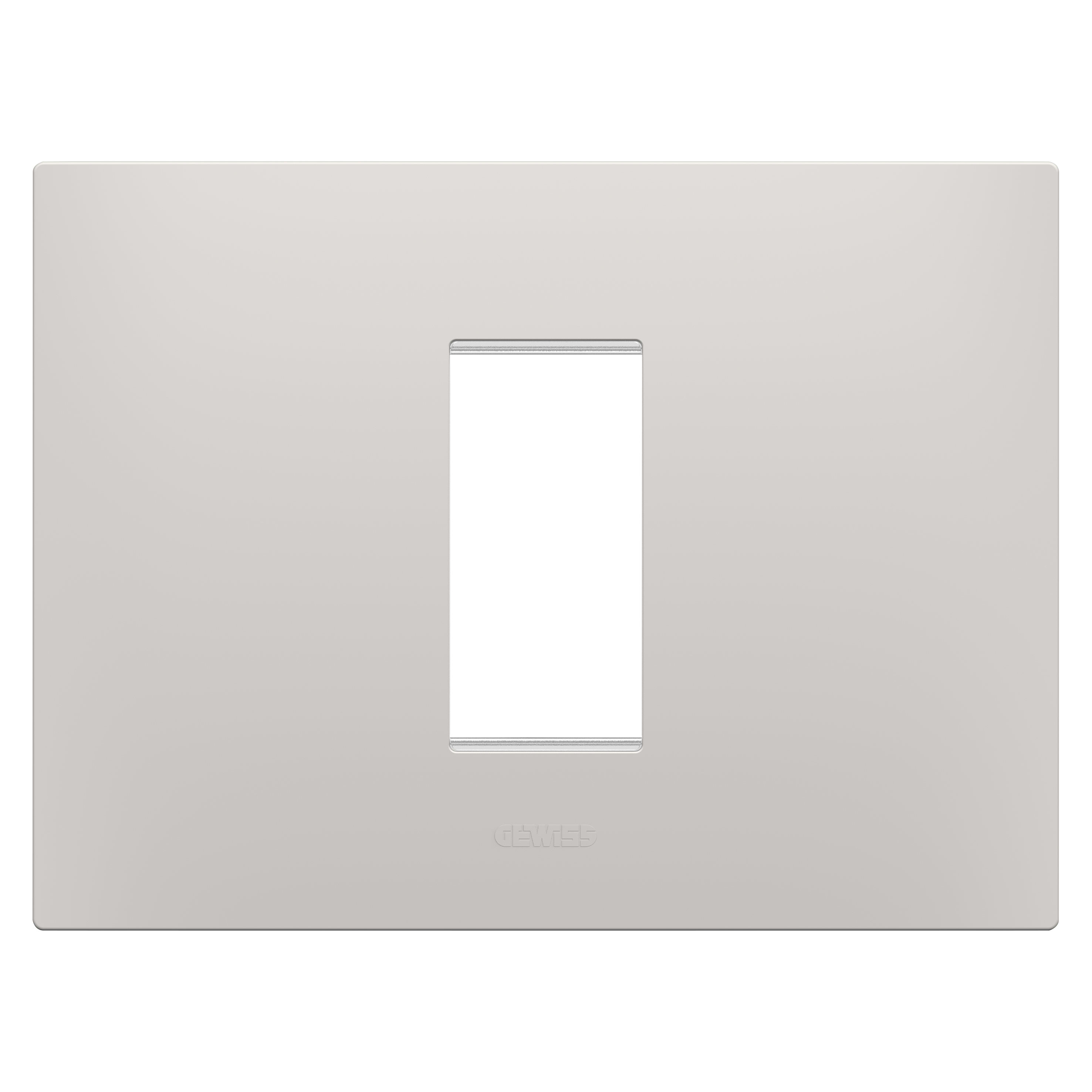 GEWISS - GEWGW16001CY PLACCA EGO 1M ARGILLA