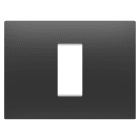 GEWISS - GEWGW16001DB PLACCA EGO 1M NERO SATINATO