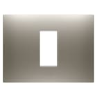 GEWISS - GEWGW16001ST PLACCA EGO 1M ACCIAIO