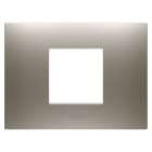 GEWISS - GEWGW16002ST PLACCA EGO 2M ACCIAIO