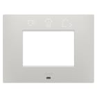 GEWISS - GEWGW16003SCY PLACCA EGO SMART 3M ARGILLA