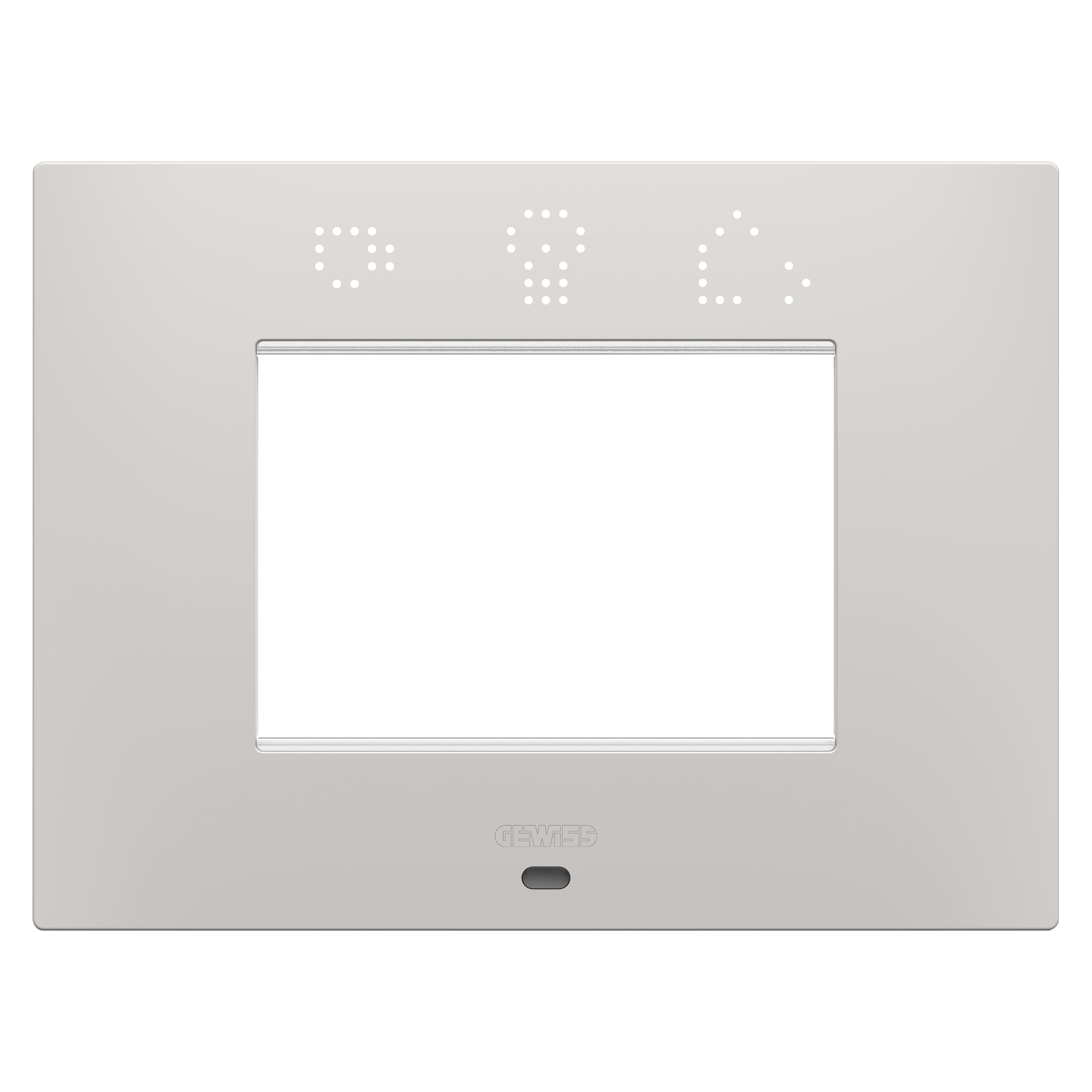 GEWISS - GEWGW16003SCY PLACCA EGO SMART 3M ARGILLA