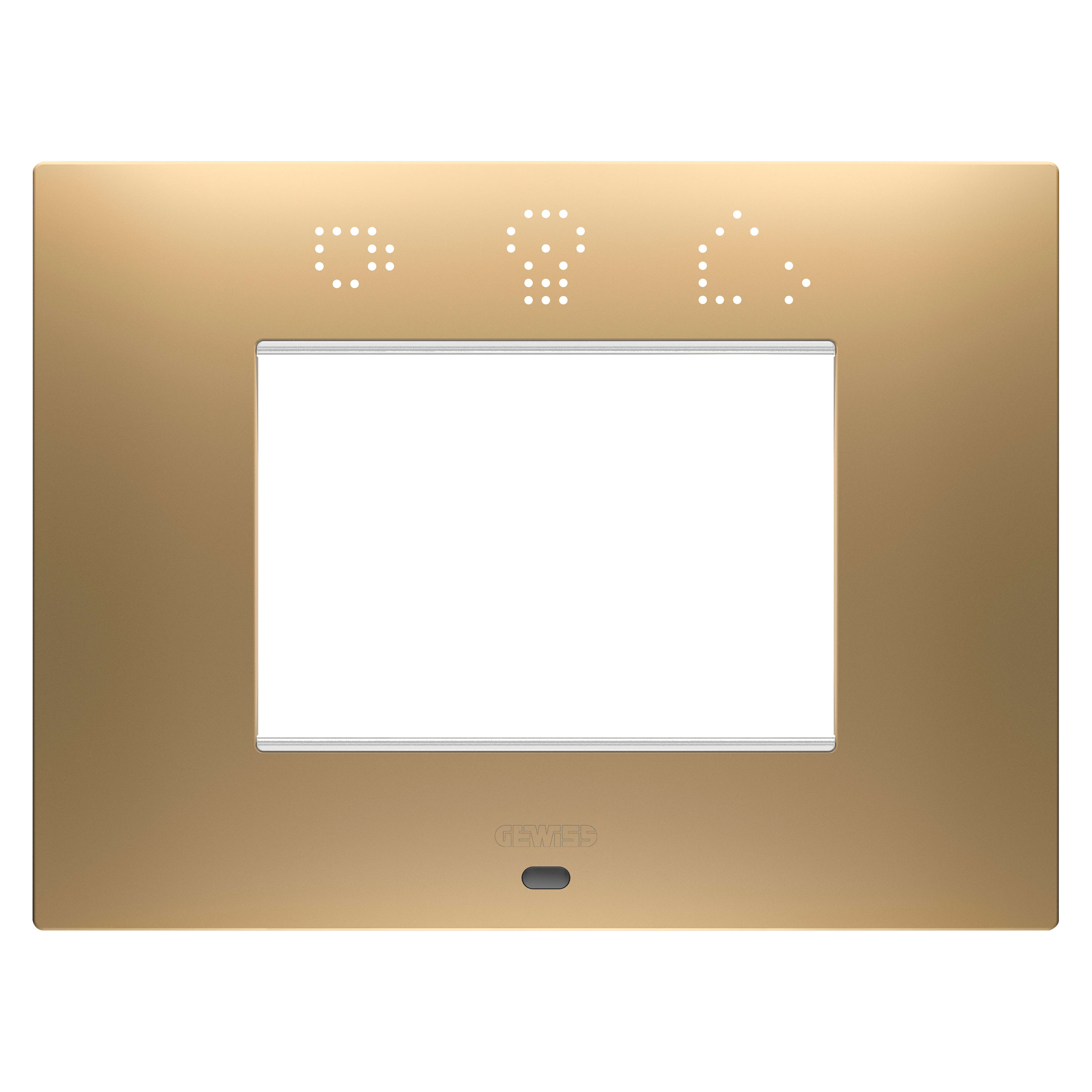 GEWISS - GEWGW16003SSG PLACCA EGO SMART 3M ORO