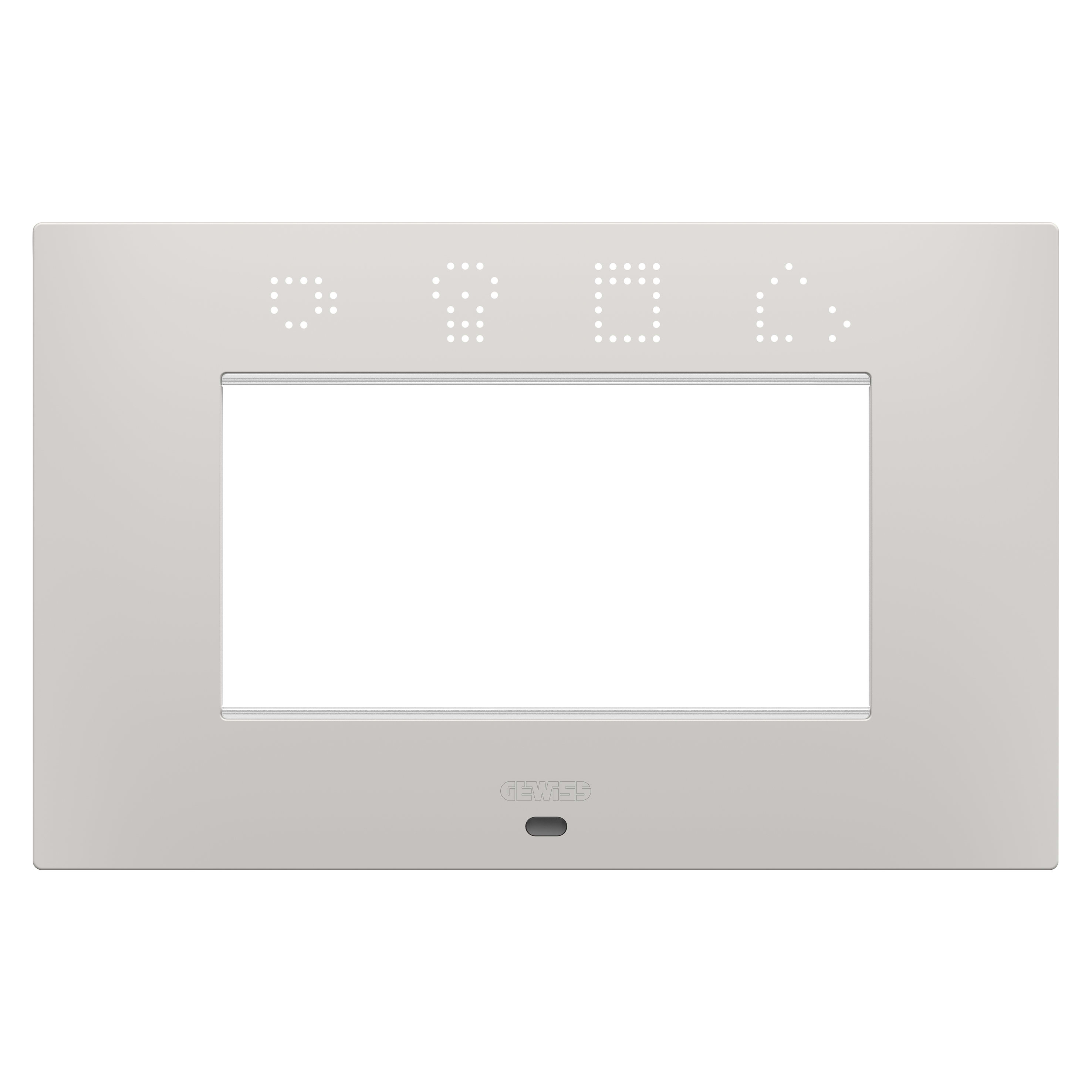 GEWISS - GEWGW16004SCY PLACCA EGO SMART 4M ARGILLA