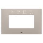 GEWISS - GEWGW16004SDS PLACCA EGO SMART 4M DARK SAND