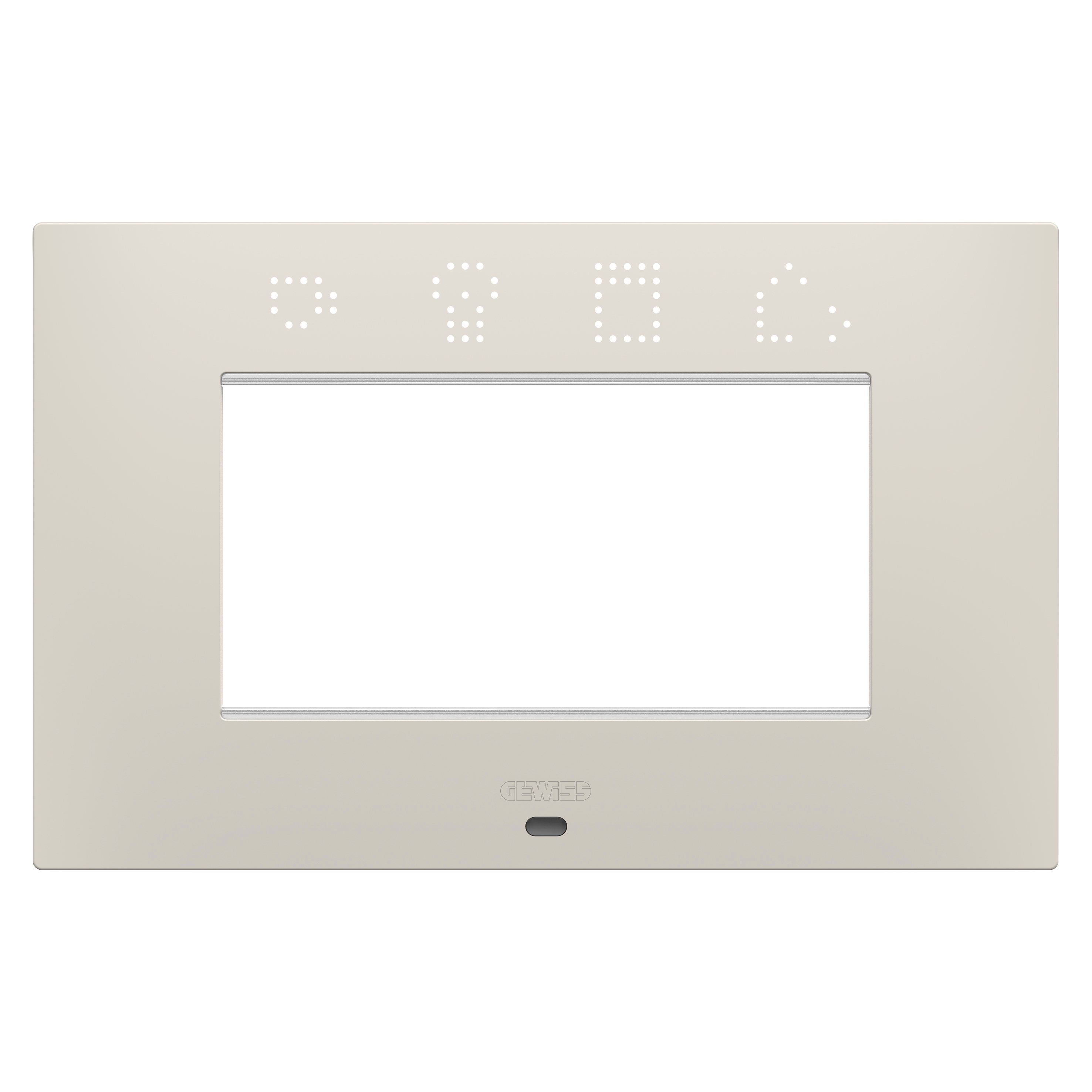 GEWISS - GEWGW16004SNB PLACCA EGO SMART 4M NATURAL BEIGE