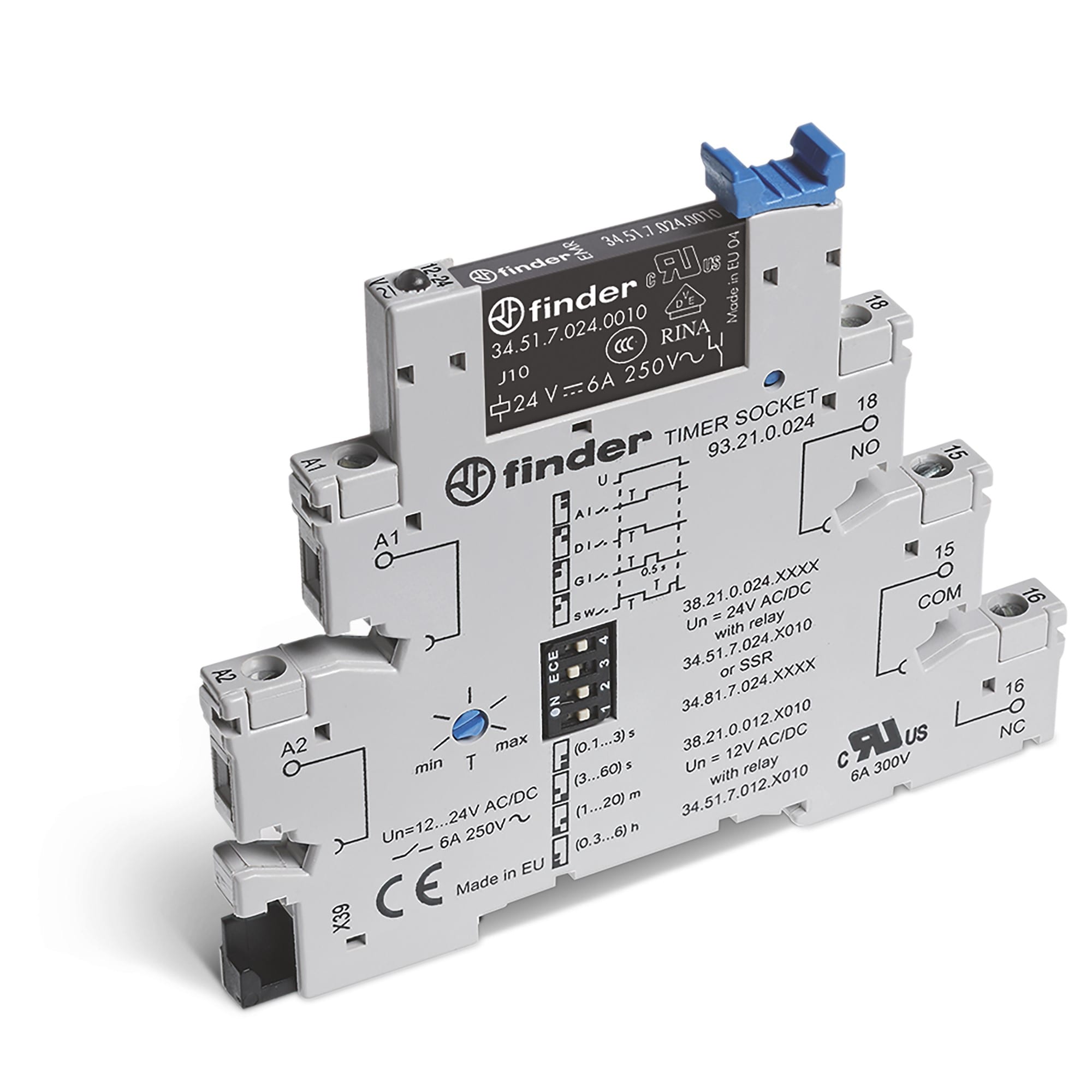 FINDER SPA - FIN382100240060SPB INTERFACCIA TEMPORIZZATA MULTIFUNZ. 6,2M