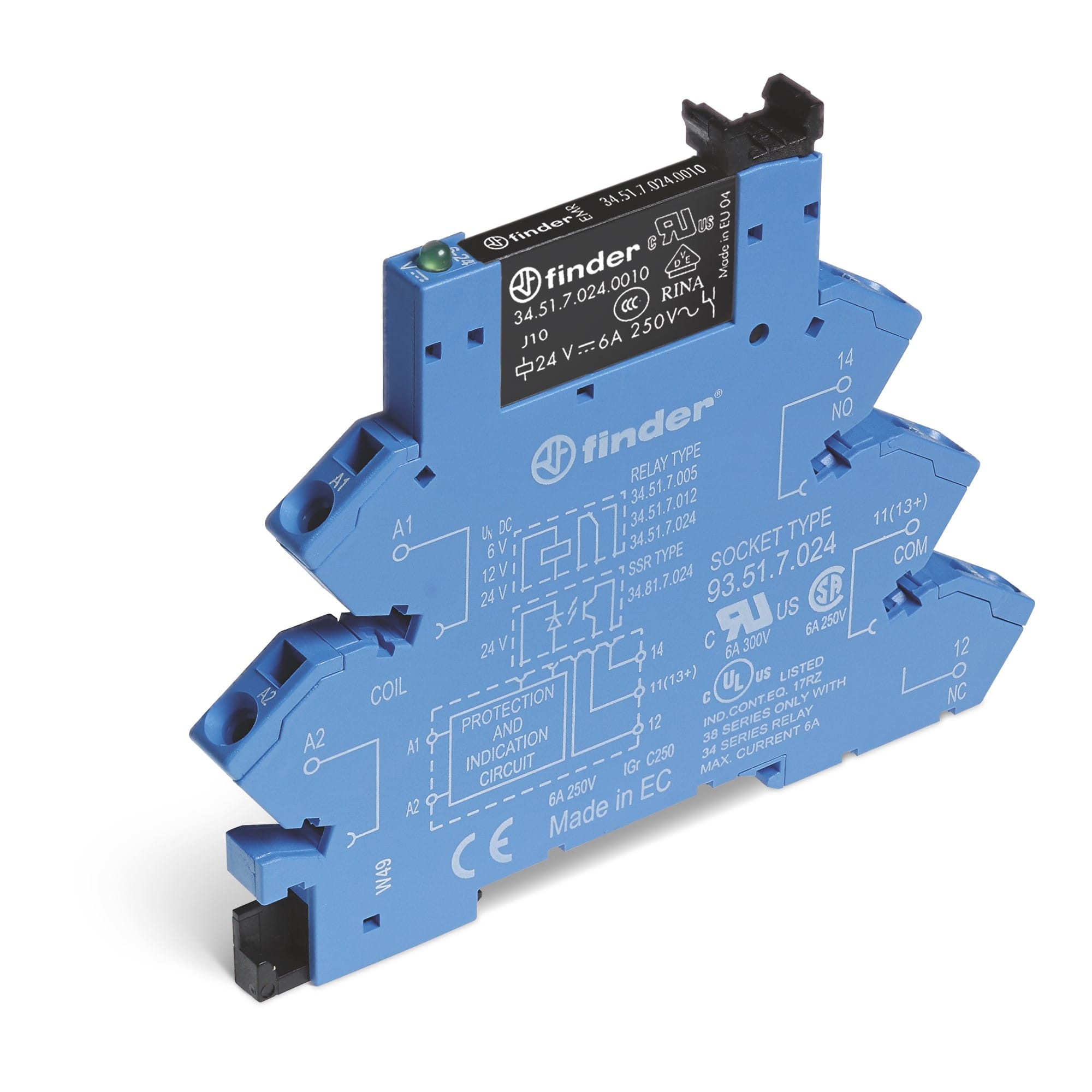 FINDER SPA - FIN386170240050SPB INTERFACCIA MODULARE EMR 1CO MORS.MOLLA
