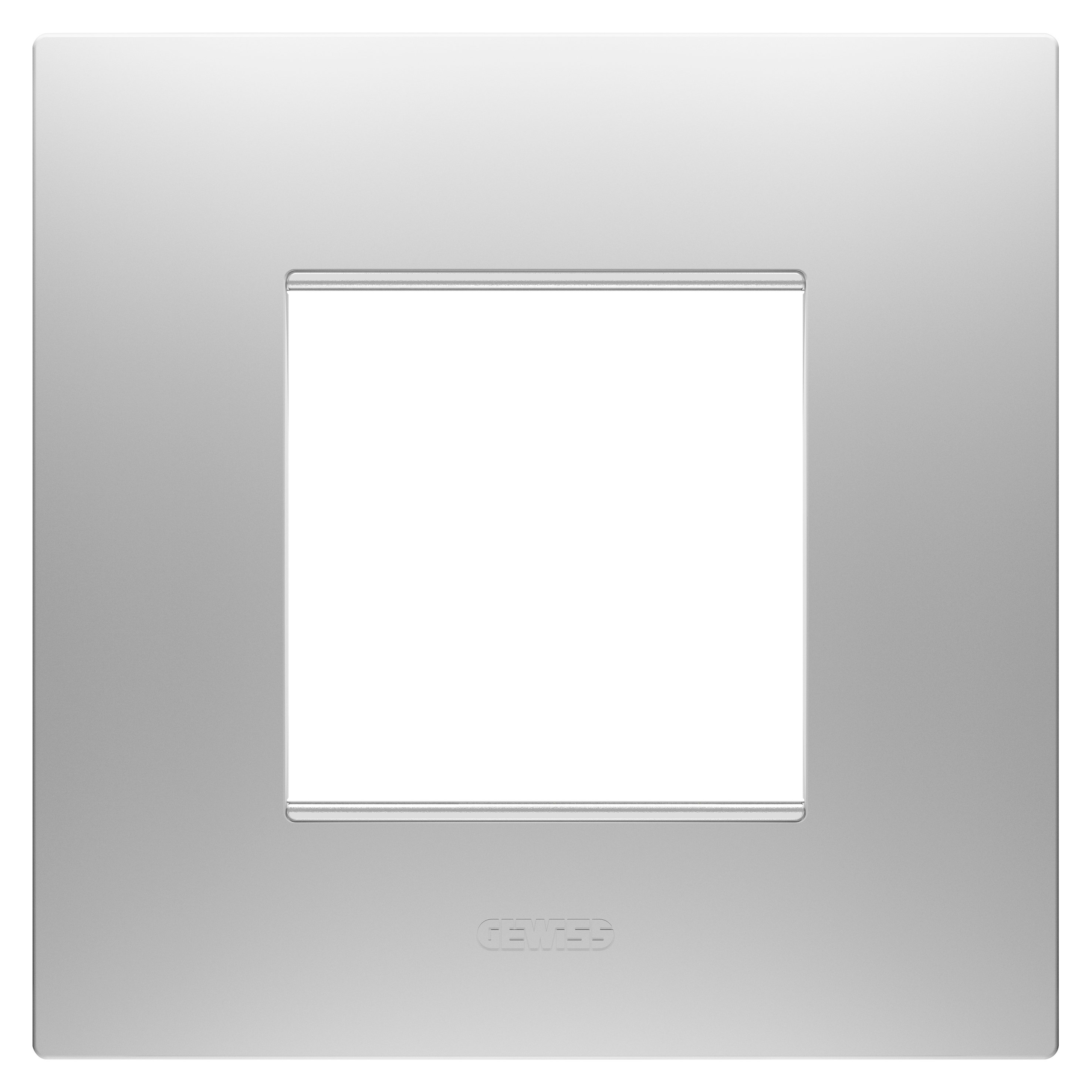 GEWISS - GEWGW16022GR PLACCA EGO INT.2M MAGNETIC GRAY