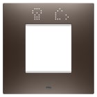 GEWISS - GEWGW16022SBS PLACCA EGO SMART INT 2M BROWN SHADE