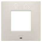 GEWISS - GEWGW16022SNB PLACCA EGO SMART INT 2M NATURAL BEIGE