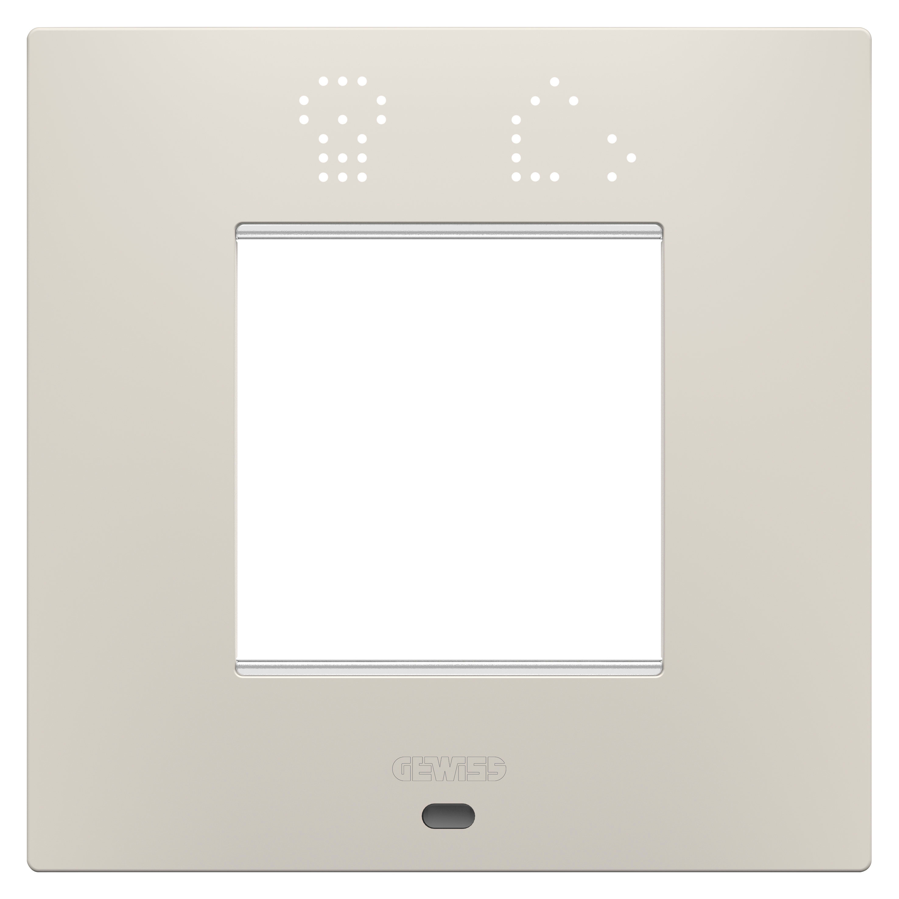 GEWISS - GEWGW16022SNB PLACCA EGO SMART INT 2M NATURAL BEIGE