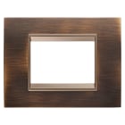 GEWISS - GEWGW16203XQ PLACCA LUX 3M MET. OTTONE ANTICO
