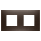 GEWISS - GEWGW16023BS PLACCA EGO INT.2+2M O BROWN SHADE