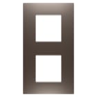 GEWISS - GEWGW16024BS PLACCA EGO INT.2+2M V BROWN SHADE