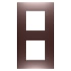 GEWISS - GEWGW16024CP PLACCA EGO INT.2+2M V RAME