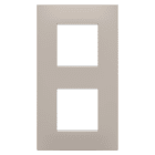 GEWISS - GEWGW16024DS PLACCA EGO INT.2+2M V DARK SAND