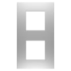 GEWISS - GEWGW16024GR PLACCA EGO INT.2+2M V MAGNETIC GRAY