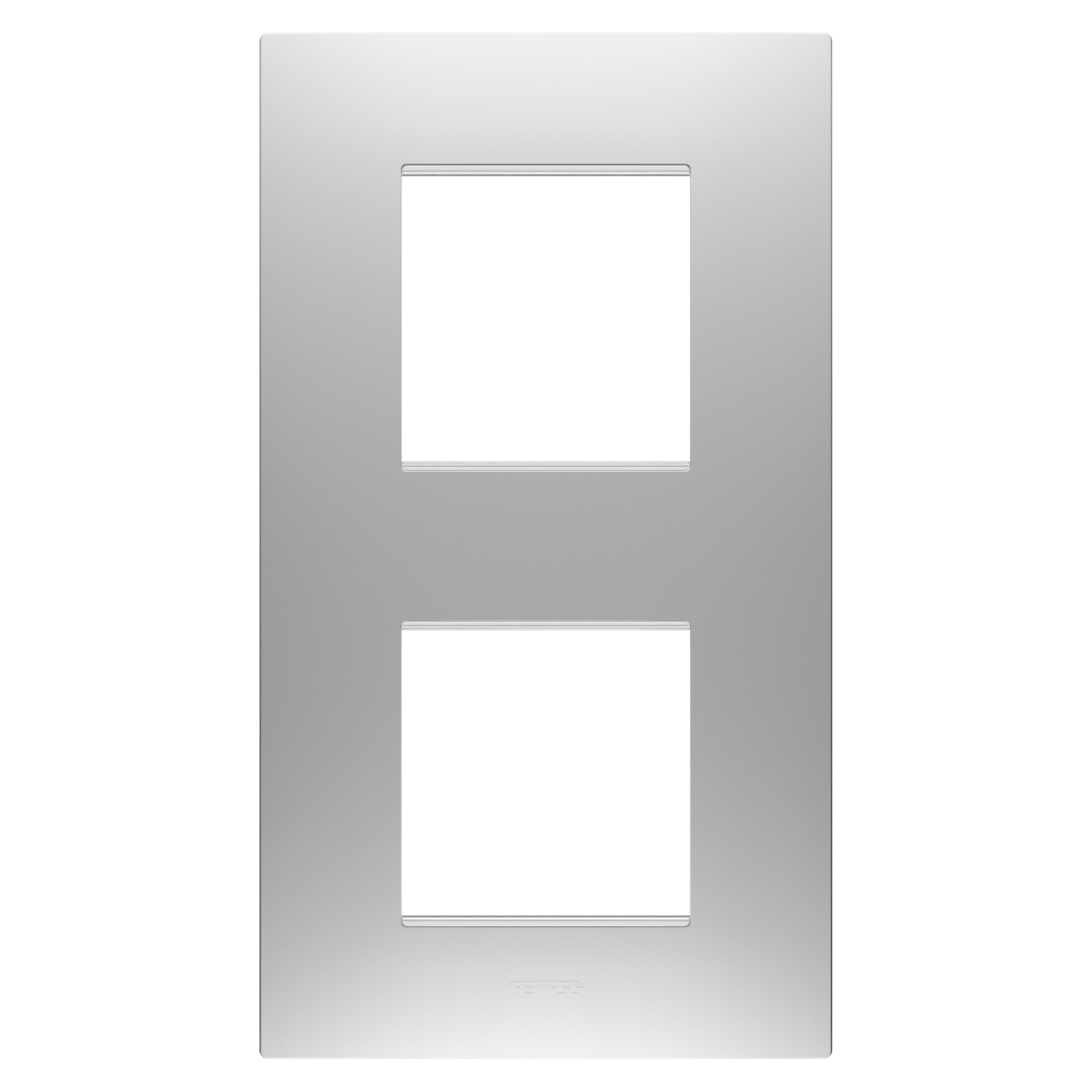 GEWISS - GEWGW16024GR PLACCA EGO INT.2+2M V MAGNETIC GRAY