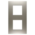 GEWISS - GEWGW16024ST PLACCA EGO INT.2+2M V ACCIAIO