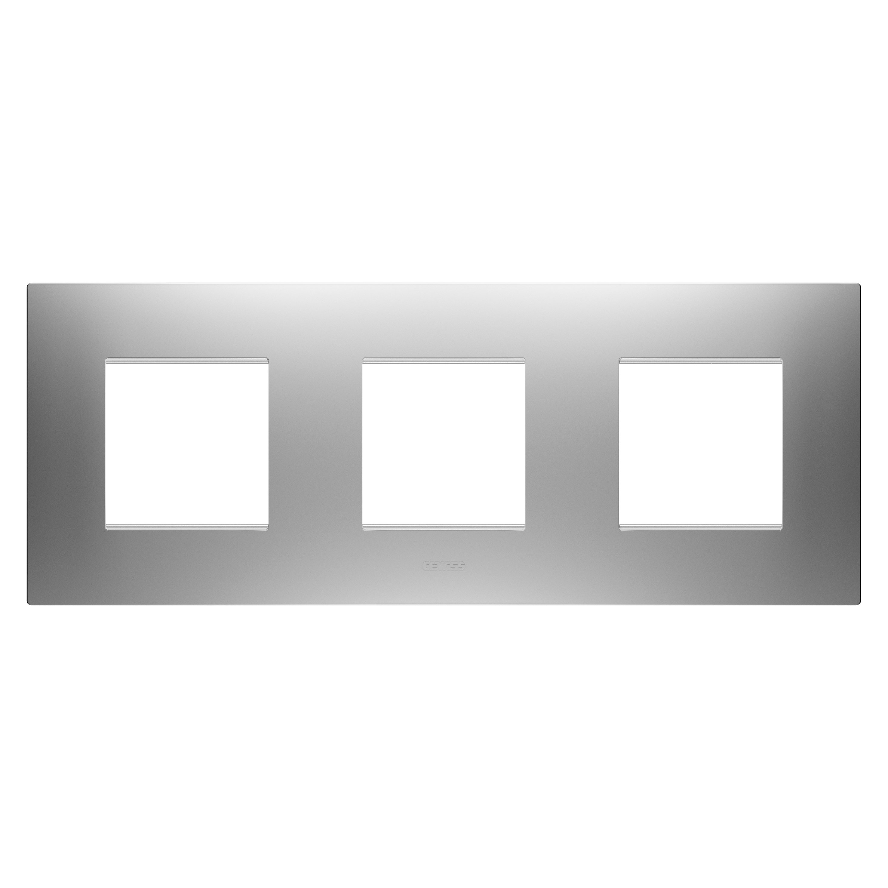 GEWISS - GEWGW16026GR PLACCA EGO INT.2+2+2M O MAGNETIC GRAY