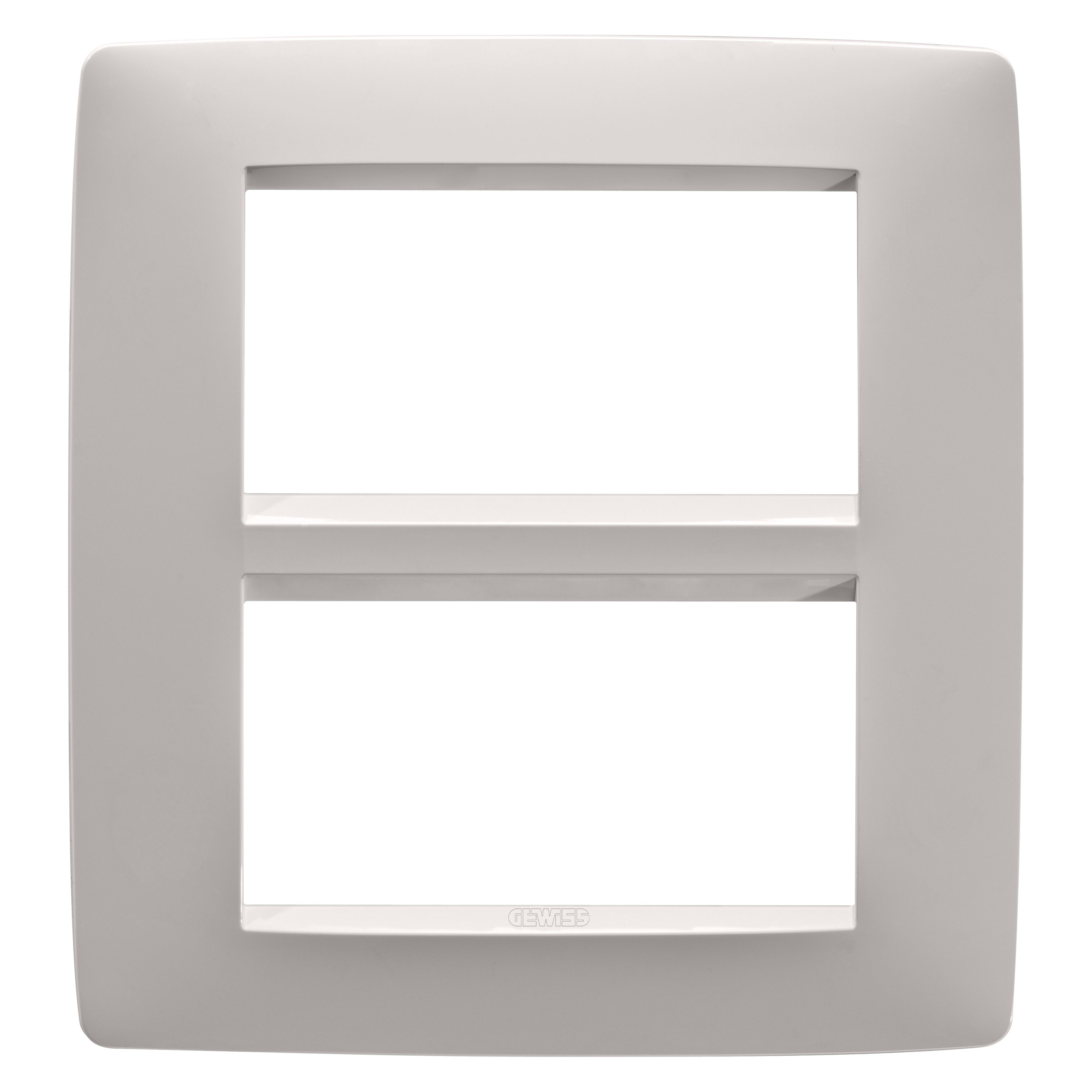 GEWISS - GEWGW16108VL PLACCA ONE 4+4M NATURAL BEIGE SATINATO