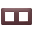 GEWISS - GEWGW16123VD PLACCA ONE INT.2+2M O TUSCAN RED