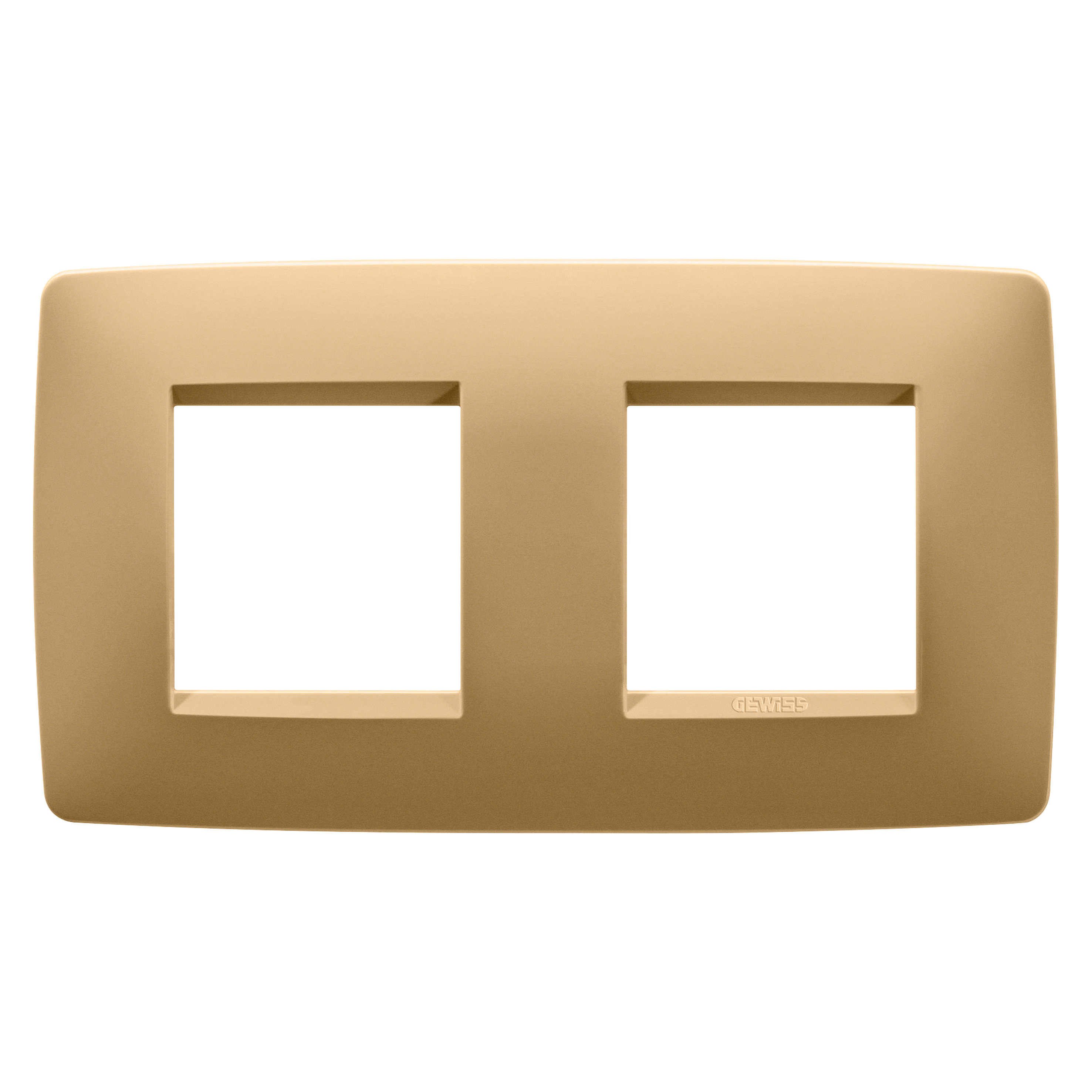 GEWISS - GEWGW16123VO PLACCA ONE INT.2+2M O ORO