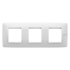 GEWISS - GEWGW16126AB PLACCA ONE INT.2+2+2M O.BIANCO ANTIBATT.