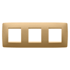 GEWISS - GEWGW16126VO PLACCA ONE INT.2+2+2M O ORO
