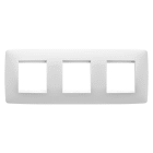 GEWISS - GEWGW16126VW PLACCA ONE INT.2+2+2M O BIANCO SATINATO