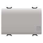 GEWISS - GEWGW13043 INTERRUTTORE UNIPOLARE 250V ac - 16AX ILLUMINABILE - CON LENTE NEUTRA SOSTITUIBILE - 3 MODULI - NATURAL BEIGE SATINATO - CHORUSMART